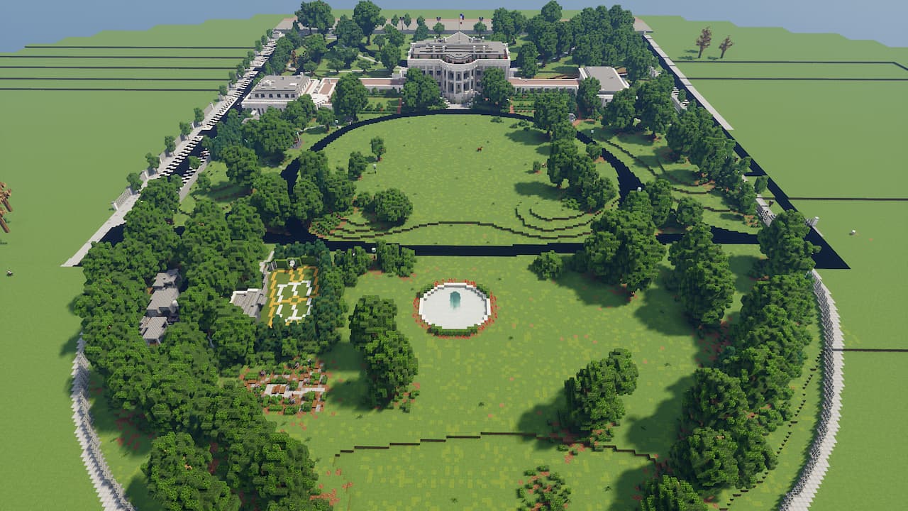 minecraft white house2