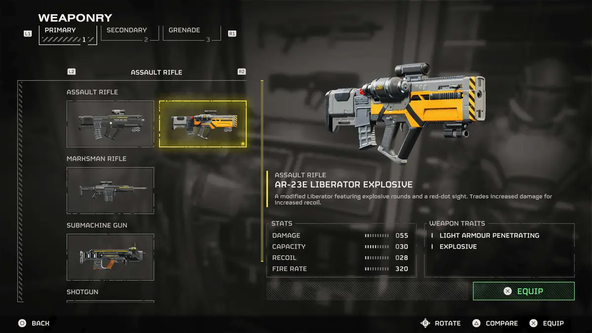 Helldivers 2 İncelemesi 4 Helldivers 2 silahlar