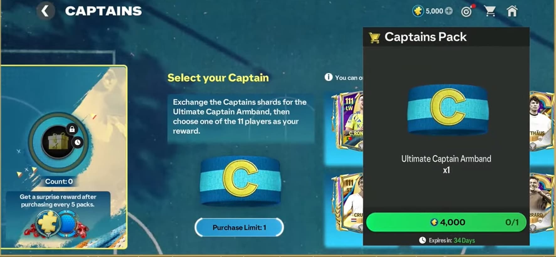 EA SPORTS FC Mobile'ın Yeni Etkinliği Captains Hakkında Tüm Bilmeniz Gerekenler 5 Ekran goruntusu 2025 08 20 112612